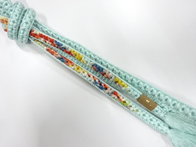 未使用品　正絹　手組帯締め